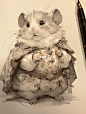 米老鼠来啦！素描感！