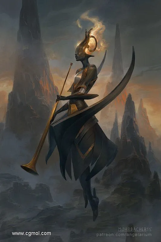 见过这样的天使吗？（图）_CG艺术欣赏,CG插画,CG作品欣赏,高清原画鉴赏,绘画艺术,摩尔网-花瓣网