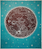 Tugboat Printshop Carves and Prints The Moon wood prints posters and prints moon 