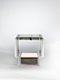 SO WHITE Side table | Thierry Lemaire - Interior design