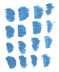 水彩墨迹PNG免抠图