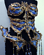 #绘画参考# porcelain corset by Joyce Spakman ​​​​