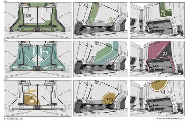 hangar sections 3