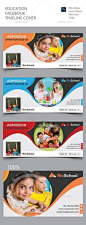 Education Facebook Timeline Cover Template PSD #design Download: www... ...