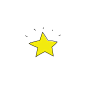 原创防水纹身贴小星星 Little Star