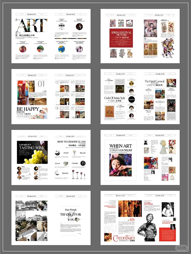 画册设计｜杂志书刊 ️排版设计分享｜D.88-花瓣网