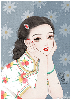 com采集香奈鹅~采集到民国老上海的潮女郎@cci中国动漫插画zhan.
