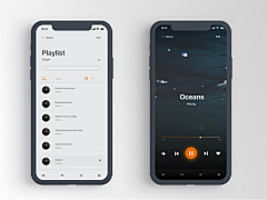 云养猫用户a采集到UI/UX-界面-音乐
