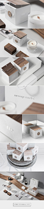 Message candles by For brands .: 蜡烛包装盒