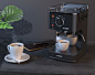 C4D+Octane Render咖啡机_愤怒的黑米_三维/C4D图片-致设计