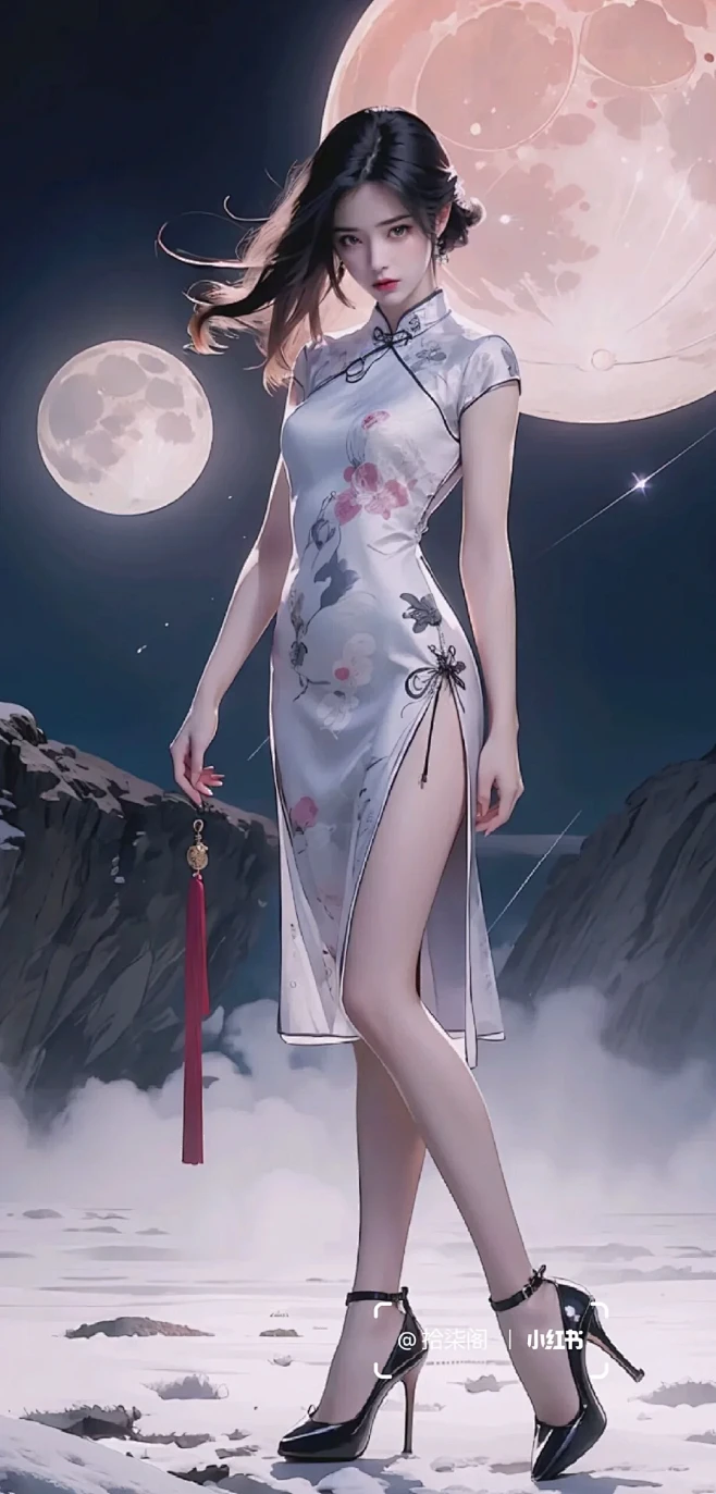 旗袍 月下仙子 - 小红书