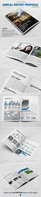 Annual Report Proposal Template - GraphicRiver Item for Sale