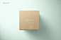 Kraft Tuck Top Gift Box Mockups Set 长方形牛皮纸包装盒纸盒飞机盒空白贴图ps样机素材国外设计模板_UIGUI