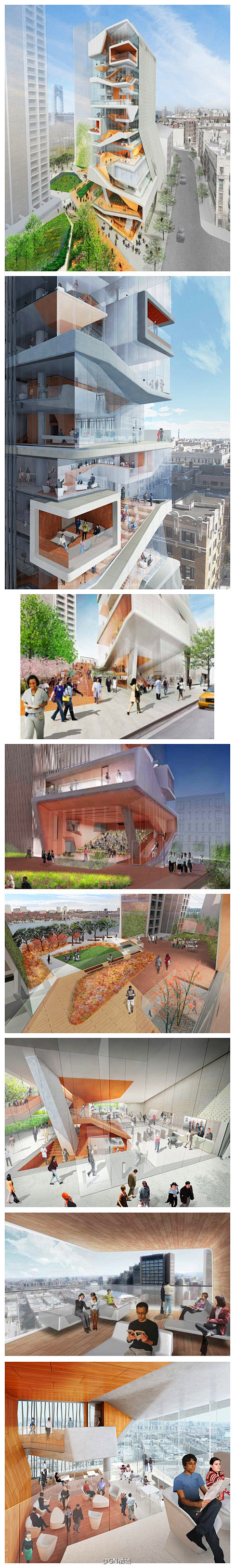纽约哥伦比亚大学的医学中心楼，由Dill...