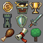 Pixel Art Game Icons