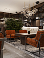 Vip lobby in office in Almaty, Kazakhstan.