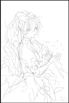Ossian采集到速写