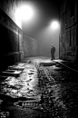 少年组奖：牛津夜晚的街道。摄影 Stephen Colbrook 16岁
