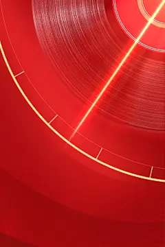 中国喜庆红色天安门国庆节海报背景设计