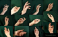 Hand Pose Stock - Classical by Melyssah6-Stock