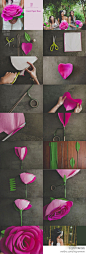 全球时尚街拍：#DIY#什么纸都能做一朵玫瑰，送给你