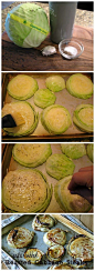 Garlic Rubbed Roasted Cabbage Steaks Recipe