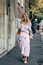 Milan SS 2019 Street Style: Ada Kokosar : Ada Kokosar between the fashion shows.