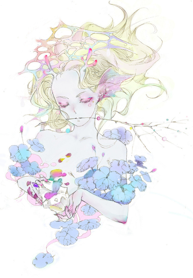 Oct-  的插画 冒粗更图v #采集大...