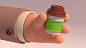 cartoon Mascot stylized mobile game 3d modeling blender rigging Character 3D Character modeling 3д