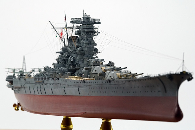 买家秀1350大和号战列舰5改田宫78025by哈迪斯看图模型船吧百度贴吧