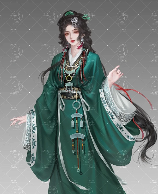临帝阙立绘定制展示 - 小红书-花瓣网