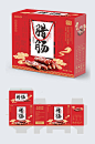 腊肠腊肉腊味年货礼盒包装设计-众图网