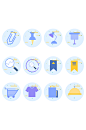 生活类小图标icon工地图标元素