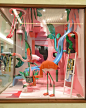 HERMES, Iguatemi Shopping Mall, Sao Paulo, Brazil, "Paradise isn't a place... It's a feeling", creative by Leila Menchari, photo by Vitrinismo Brand, pinned by Ton van der Veer
