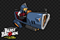 Spine2D. Blast Brigade. KreddGlider