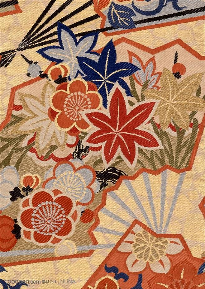 古典传统日式扇状花纹图片设计