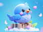 Twitter bird by kylor on Dribbble