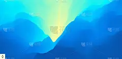 山的风景。多山的地形。矢量插图。抽象的背景。