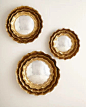-6LW7 John-Richard Collection  Waves of Gold Small Reflector Waves of Gold Medium Reflector