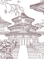 古建筑-北京天坛画师作品