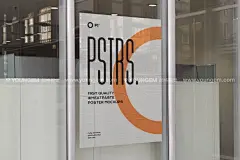 34款城市街头逼真海报招贴设计作品贴图ps展示样机素材国外设计模板下载_颜格视觉
