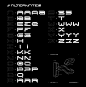 cyber Cyberpunk display font font futuristic font tech font Typeface typography   unhuman wide