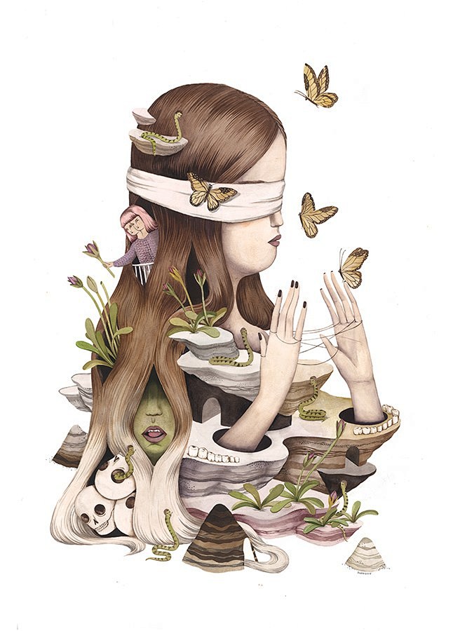 “短暂的季节”系列人物插画"Fleeti...