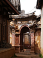 A traditional Chinese courtyard residence entrance in Shanxi Province