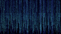 blue Matrix code artwork waterfalls - Wallpaper (#1692355) / Wallbase.cc