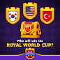 Photo by Royal Match on December 22, 2022. May be an image of text that says 'I I 1 Who will win the ROYAL WORLD CUP? ROYAL WORLD CUP'.