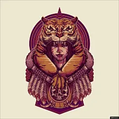 创意图案图形 害怕 惊悚 恐怖 艺术 设计 手绘涂鸦图案设计平面设计