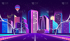 豌豆-D采集到赛博朋克风建筑