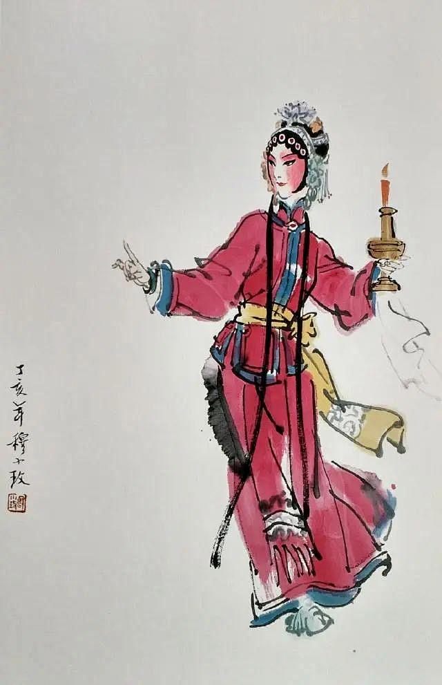  【穆小玫水墨戏剧人物绘画作品】
穆小玫...