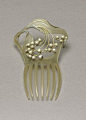 René Lalique pearl comb: